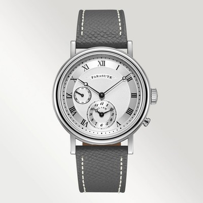 FARASUTE Retro Luxury Quartz Watch Men Sapphire Stainless Steel Alarm