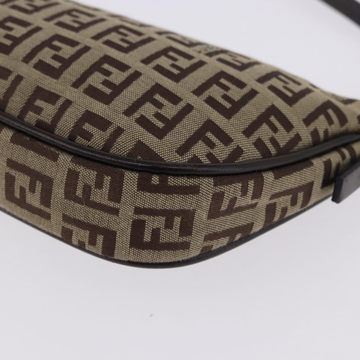 FENDI Zucchino Canvas Accessory Pouch Beige Silver 8BR133 Auth yk20873V — image 15