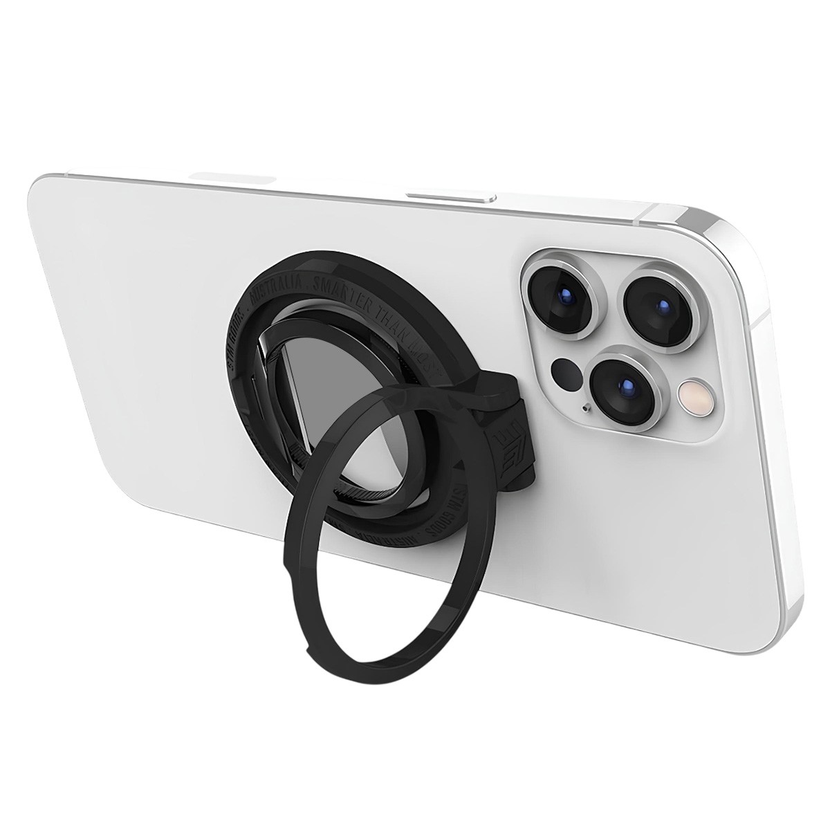 Bague pour iPhone universelle support pliable anneau métallique décapsuleur