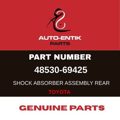 48530-69425 | GENUINE PARTS FOR TOYOTA | REAR SHOCK ABSORBER ASSY