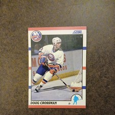 1990-91 Score Bilingual Doug Crossman #59 0kz8