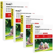 Lot Koala 42lb Double Sided Glossy Photo Paper -8.5x11 8.5x14 11x17 13x19 Inkjet