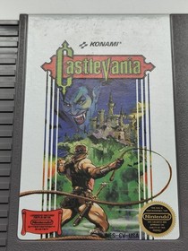 Castlevania (Nintendo NES, 1987) *5 viti Hangtab Circle* COMPLETO CIB autentico