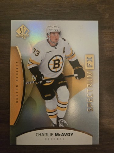2025 SP Authentic Spectrum FX Charlie McAvoy #S-19 card