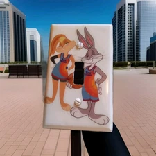 Custom Cartoon Handmade Unique One Of A Kind Light Switch Cover