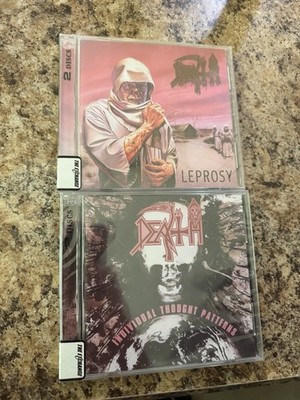 Death CD Lot Individual Thought Patterns And Leprosy. 2 Disc. Brand New