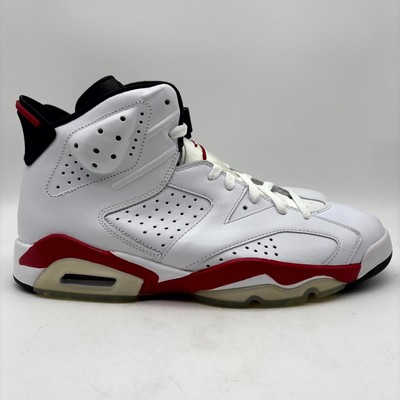 Air Jordan Retro Bulls (2010) White Red Leather Shoes US 11 Men's  384664-102