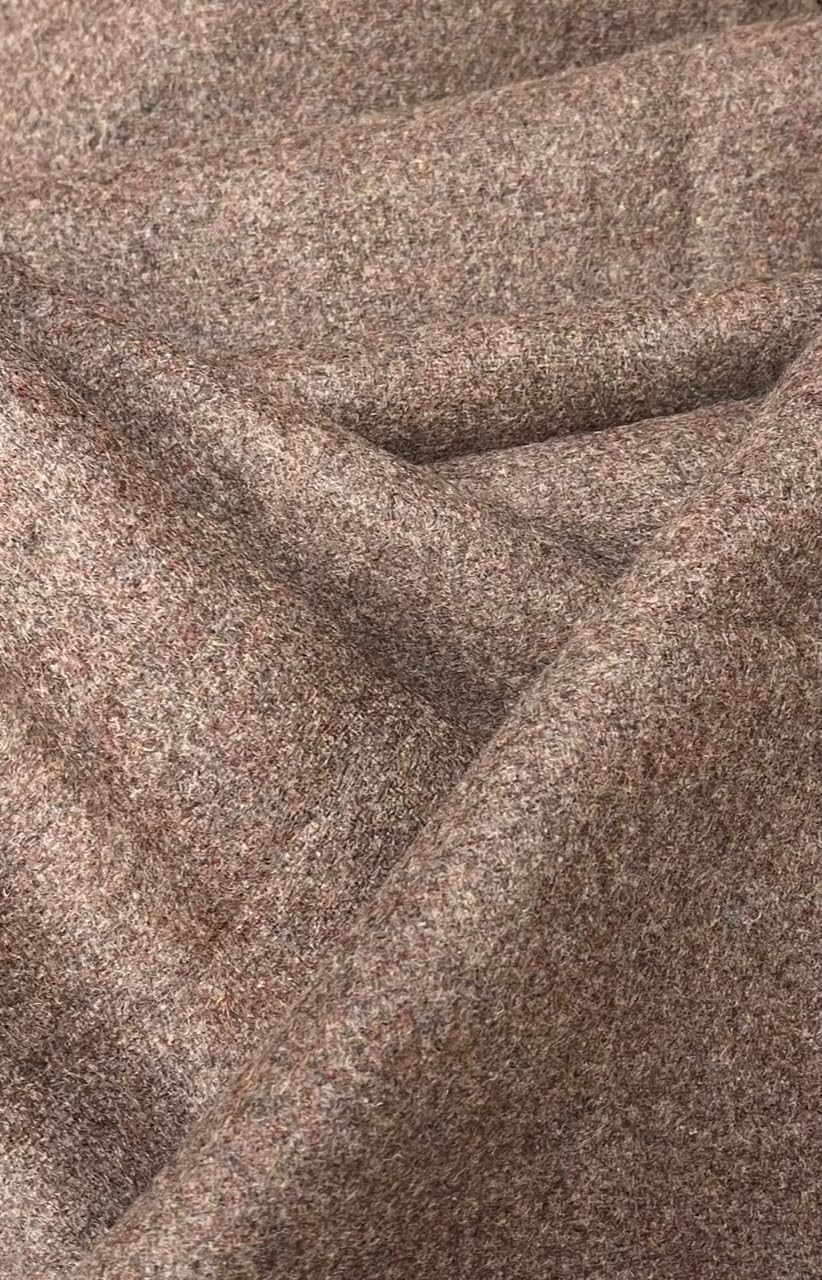 40 Yards Bolt of Real Wool Fabric Coating, Heather Cappuccino Color (Heavy Weigh