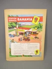 AX687 BANANIA GARAGE GAS STATION CARDBOARD CUTTING 80x60cm ADVERTISING