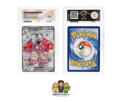 Pokémon Paldean Fates Charizard EX SVP074 Black Star Promo ACE 9 Mint