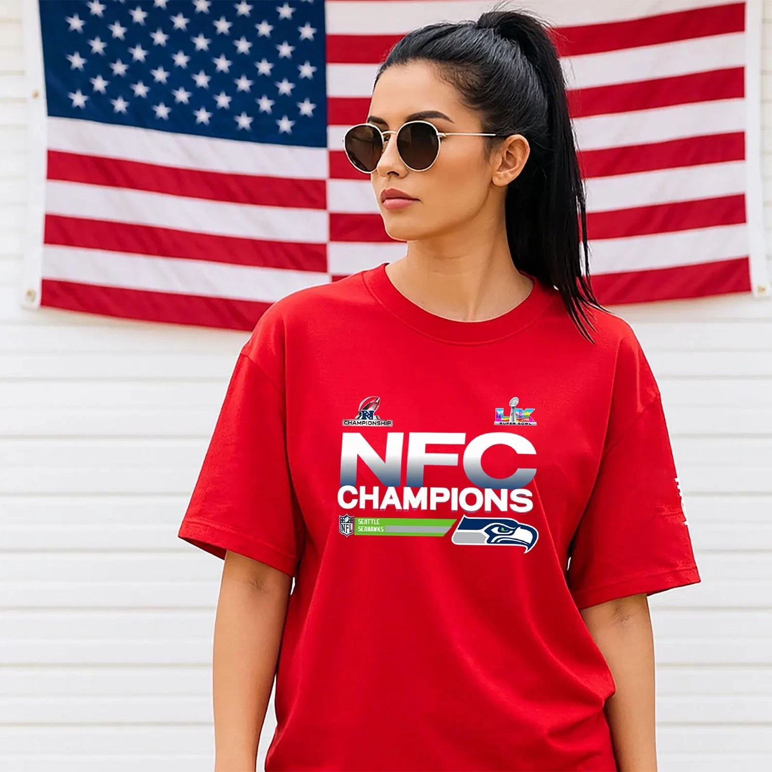 Seattle Seahawks 2026 NFC Champions T-Shirt