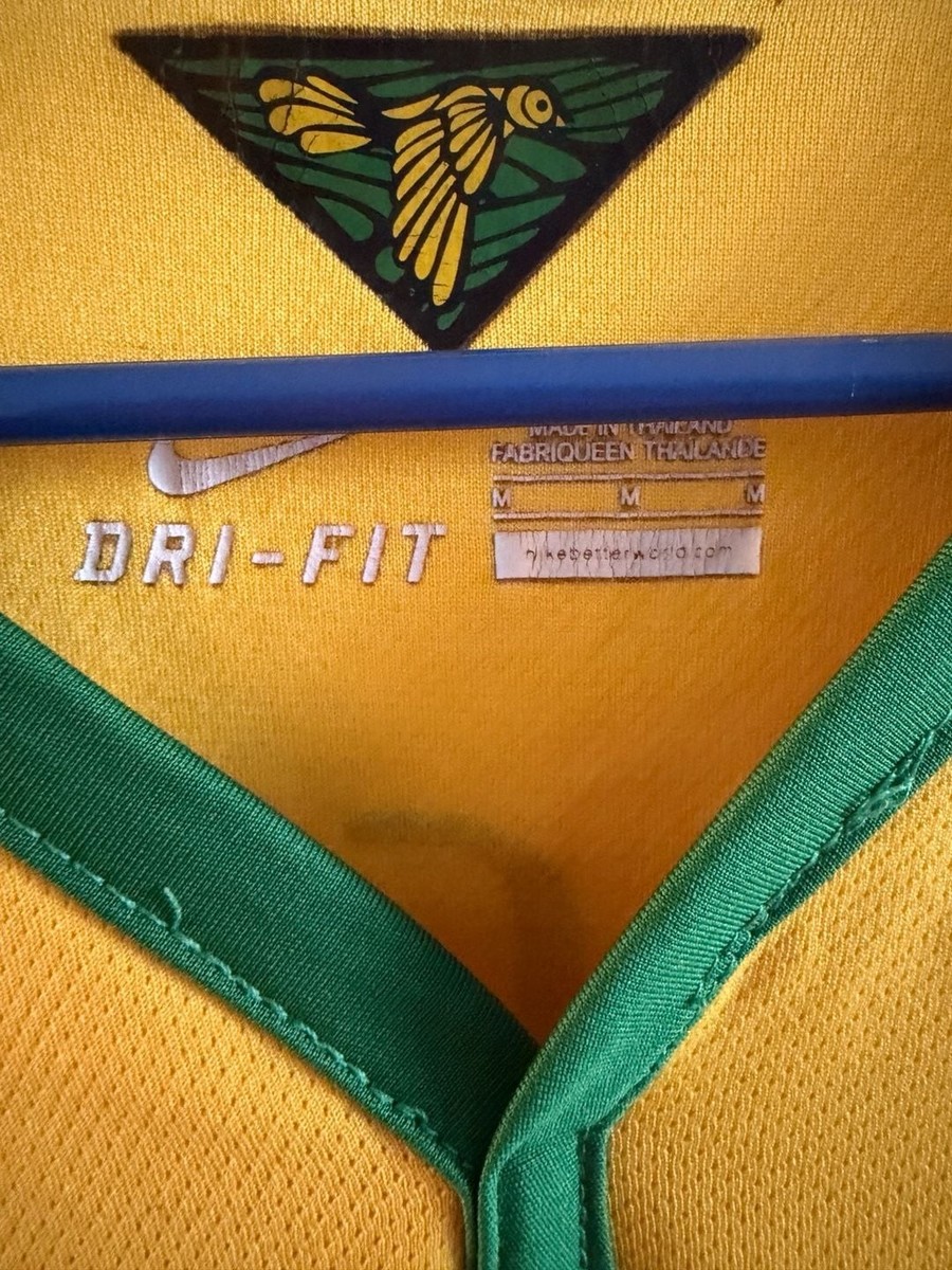 Nike Brazil 2014 World Cup Home Jersey Oscar #11 Size M | eBay