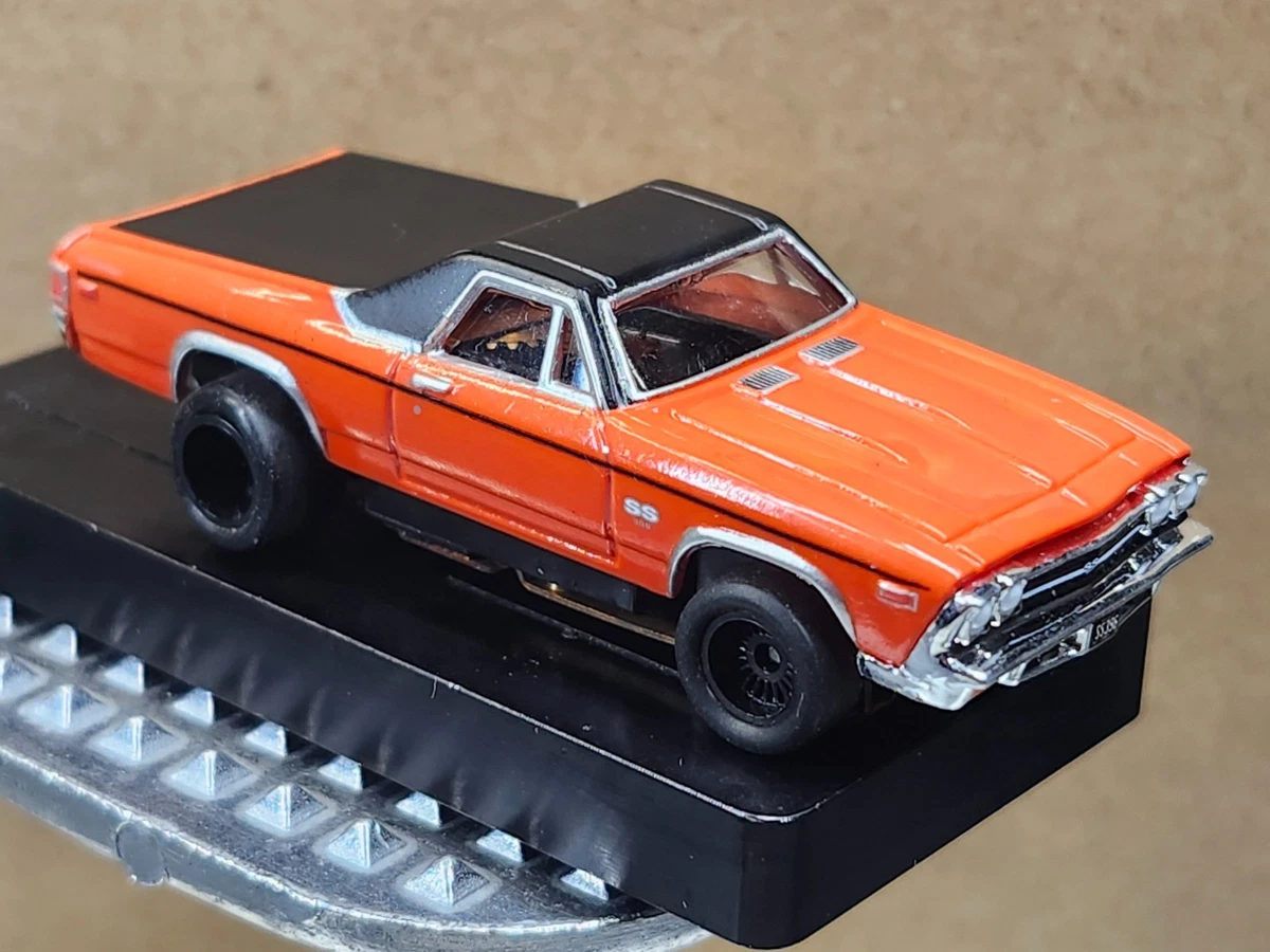 '69 Chevy El Camino, BADMAN,限定hoスロットカー Auto World 1969 Chevrolet El Camino (Blue) Thunderjet HO Slot Car