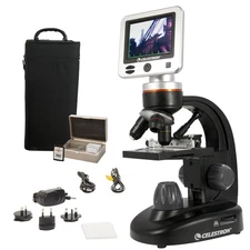 Celestron – LCD Digital Microscope 3.5" Screen5MP Camera 40x–1600x Magnification