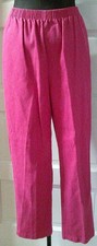 FAVORITES 80's Bright Pink Pull on Trouser Pants Slacks M