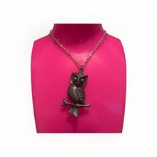 Owl Pendant With Chain