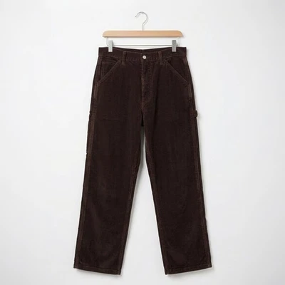 Levi's 568 Loose Straight Carpenter Pants Mens 36x30 Brown Corduroy Workwear - Image 1 of 4