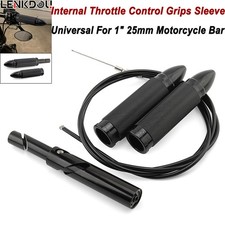 Internal Throttle Kit w/Sleeve And Throttle Cable For 1" Bars Custom Harley