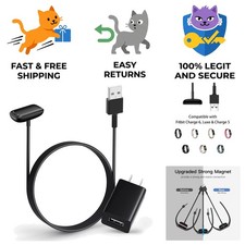 Reliable 1M Charger Cable Wall Adapter for Fitbit Charge-5, Charge-6, Luxe