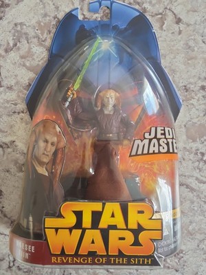 Hasbro Star Wars Revenge of the Sith Jedi Master Saesee Tiin Action Figure 2005