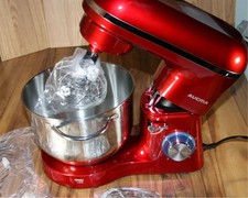 Counter Top Mixer 6.5 QT, Stand 6-Speed Tilt-Head Food by Aucma  NIB  