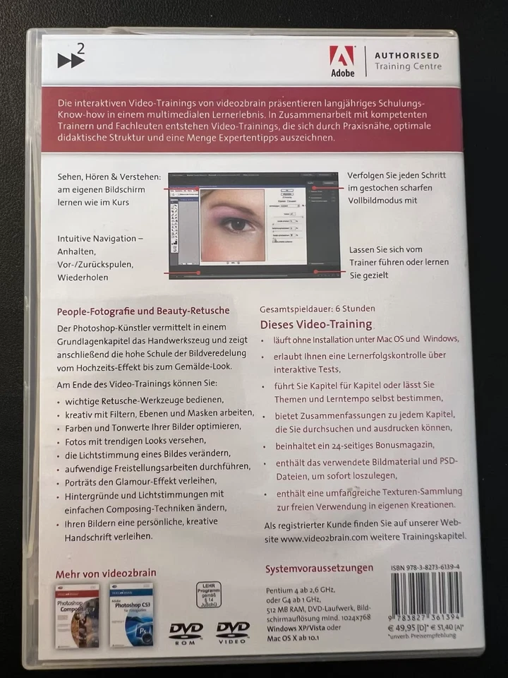 Video2Brain - Retusche und Montage mit Photoshop - Bild 2 von 2