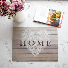 Image of Glass Worktop Saver Grey - Everyday Home Kitchen Protector, Anti-Slip 30X40Cm