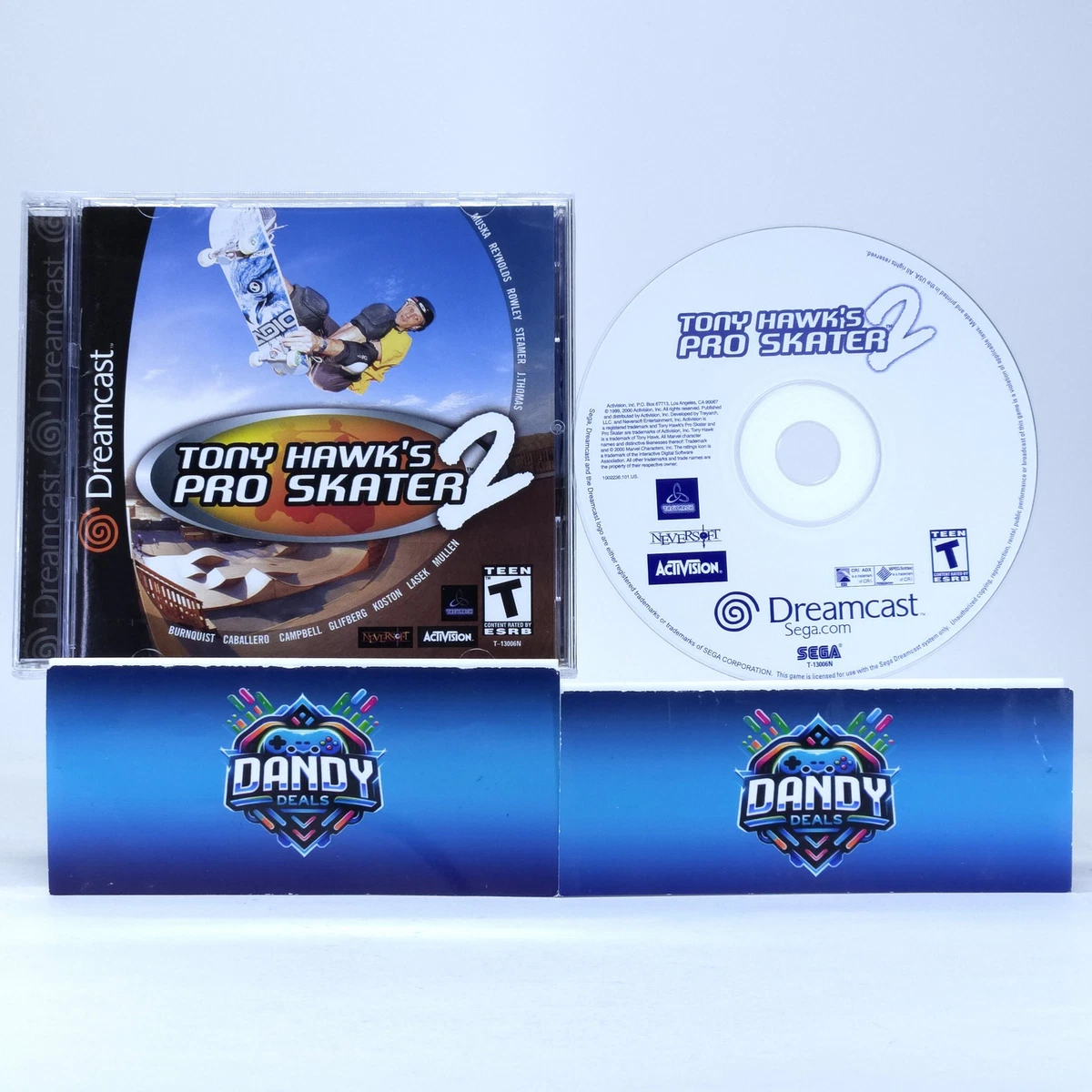 SEGA - DC★TONY HAWK'S PRO SKATER 2 海外版 Tony Hawk's Pro Skater 2 Sega Dreamcast Video Games for sale | eBay
