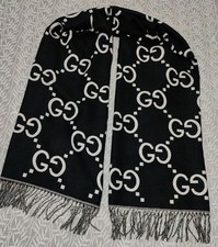 Gucci scarf Unisex Shawl Stole Cashmere Silk ...
