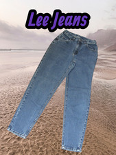 Vintage Lee Riders Women's High-Waisted Tapered Leg Jeans Sz 8 Medium 5 Pockets