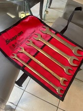 Snap-on LTA805K 5-Piece SAE 15° Offset Low-Torque Slimline Open-End Wrench Set