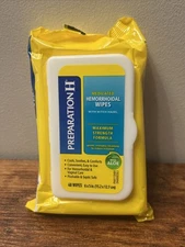 Preparation H Medicated Wipes Gentle Everyday Cleansing 48 each