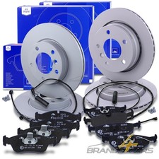 ATE BREMSSCHEIBEN +BREMSBELÄGE +WARNKONTAKTE VORNE+HINTEN FÜR BMW 3-ER E46