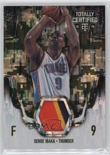 2015-16 Panini Totally Certified Materials Camo 4/25 Serge Ibaka #TCM-SI p8y