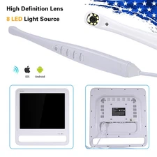 Dental Intra Oral Camera 8 LED High-definition macro lens +17inch LCD screen ds