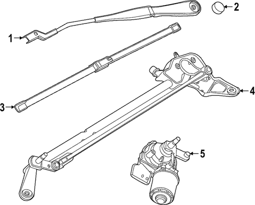 Genuine Ford Wiper Blade NZ6Z-17528-BA - Bild 1 von 4
