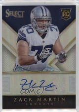 2014 Panini Select Rookie Auto Silver Prizm 47/99 Zack Martin #RA-ZM Auto g2u