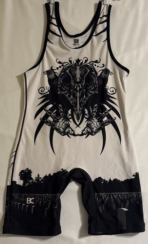 BC Blue Chip USA Triumph Wrestling Singlet Size L