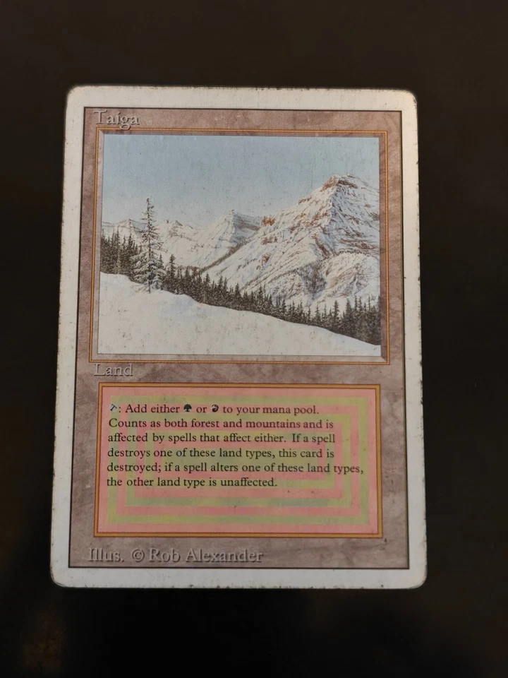 Taiga Revised Edition MTG Magic the Gathering - Image 4 of 4