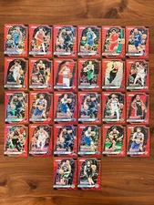 2024-25 Panini Prizm Monopoly Red Wave 26 Card Lot