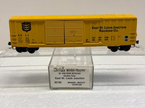Micro trenes Kadee escala N MTL 30130 East St Louis Junction ESLJ 7702 vagón de caja | Zustand: New