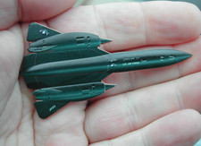 SR-71 BLACKBIRD JET Shaped Colorized 1 Oz Copper Medal