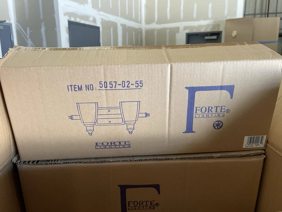 Lámparas tocador baño dos luces Forte 5057-02-55 Foto 3 de 4