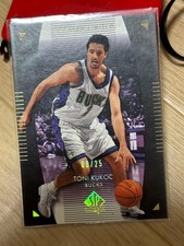 /25 SP EXTRA LIMITED Toni kukoc nba card