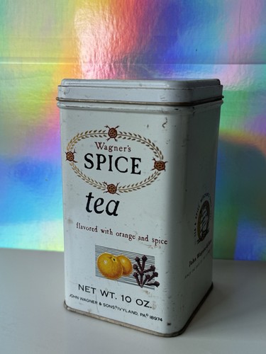 Wagner’s SPICE Tea 10oz Tea Tin - Empty | eBay