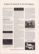 Sunoco Sun Oil Company Research Report Vintage Magazine Ad 1962