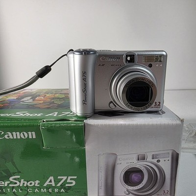 Canon PowerShot A75 3.2MP Digital Camera Bundle 