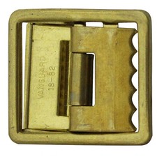 Marine Corps Unfinished Solid Brass Belt Buckle Open Face Fits 1 1/4" belt