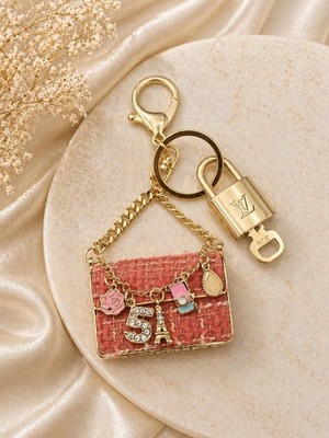 Authentic LV Gold Padlock   Unbranded Bag Keychain Charm for Louis Vuitton Bags