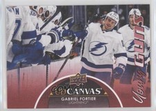 2021 Upper Deck Extended Series UD Canvas Young Guns Gabriel Fortier #C386 0fx7